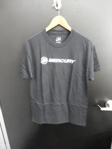 Mercury Outboards Lockup  BLACK T shirt  LOGO TEE medium - Picture 1 of 1