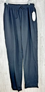 NWT Vintage Tiger Non-Fiction Action Size Large Elastic Waist Sweatpants Black - Picture 1 of 11