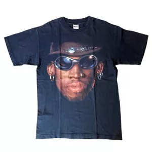 Camiseta Dennis Rodman Talla L Mangas Cortas Hecha en EE. UU. Años 90 Usada - Imagen 1 de 7