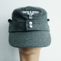 WW2 German Army M43 Field Wool Cap Hat 