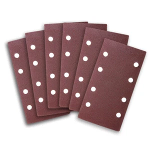 8 Holes Abrasive Paper Sheets 1/3 Punched Sanding Sheets 93x185mm Sandpaper Pads - Picture 1 of 19