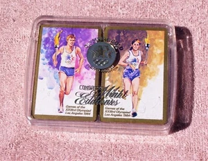 Tarjetas de juego de los Juegos Olímpicos 1984 Los Ángeles XXIII 23 Olimpiada edición limitada - Imagen 1 de 7
