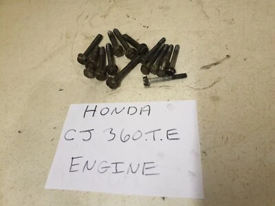 HONDA CJ 360 CB360 CAMSHAFT ROCKER COVER BOLTS classic Honda 360 engine parts  - Image 1 of 4