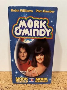 Mork & Mindy - Vol. 1 (VHS, 1995) TV SHOW Robbin Williams Comedy - Picture 1 of 7