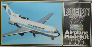 Boeing 727-100 - Modelo maestro 1:100 / Plasticart embalaje antes del 89!!!! RARO - Imagen 1 de 2