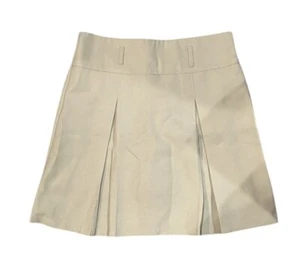Nautica School Uniform Girls Khaki Pleated Skirt/Skort Size 16 - Picture 1 of 5