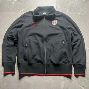 Nike USWNT Team USA N98 Black Track Soccer Jacket Full-Zip Womens XL - Picture 1 of 5