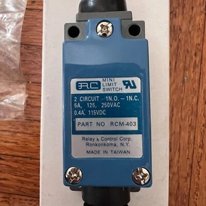 Allzweck 0,4A 115VDC Mini Endschalter 5A 125-250VAC Schraubenfeder RCM-403 - Bild 1 von 3