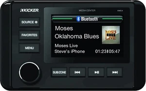 KICKER 51KMC4 MARINE BOAT DIGITAL MEDIA STEREO RECEIVER USB/BLUETOOTH/DUAL ZONE - Picture 1 of 7