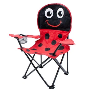 Kinder Angler Sessel 58 x 36 cm - Marienkäfer - Camping Klapp Stuhl Tragetasche - Bild 1 von 5