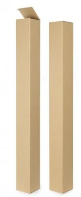 WEPACK Faltkartons Karton Versandhülse 4eckig 1000x150x150mm Innenmass 1-wellig Braun