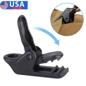 10PCS New Reusable Heavy Duty Linoleum Clip Fixed Plastic Clip For Outdoor Tent - Picture 1 of 10