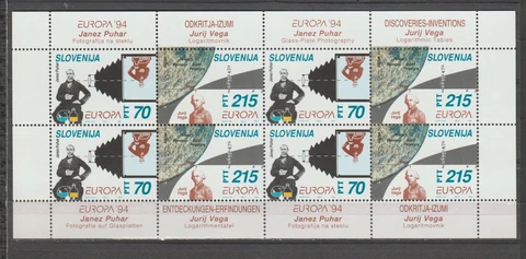 S37863 Slovenija Europa Cept MNH 1994 Ms Cover