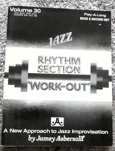 Jazz Rhythm Section Work-Out Music Book Jazz Improvisation NO RECORD Vol 30 - Picture 1 of 2