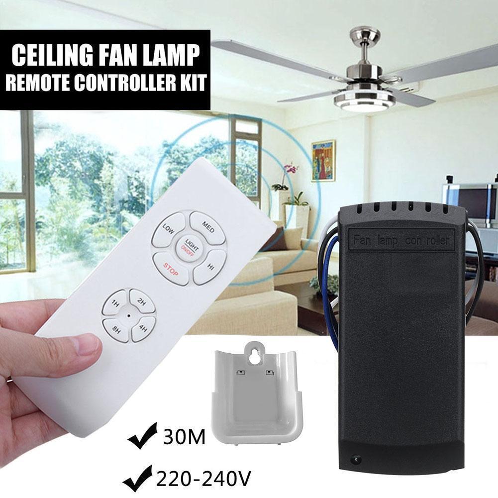 3 Speed Fan Dimming Light Control Kit Universal Wall Mount Ceiling Fan ...