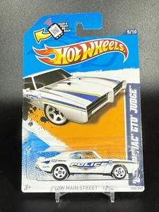 NEW Hot Wheels 5/10 HW Main Street ’12 ’69 Pontiac GTO Judge 165/247 Police - Picture 1 of 2