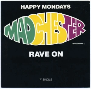 Happy Mondays - Madchester Rave On (7", Single) Picture Sleeve VG/VG - Picture 1 of 4