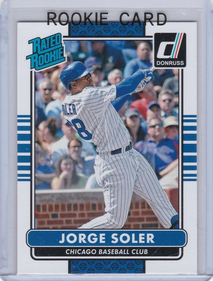 JORGE SOLER ROOKIE CARD 2015 Donruss RATED RC Cubs ATLANTA BRAVES WS MVP! - Image 1 of 2