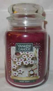 Tarro grande Yankee Candle 110-150 horas 22 oz Merry Berry - Imagen 1 de 4