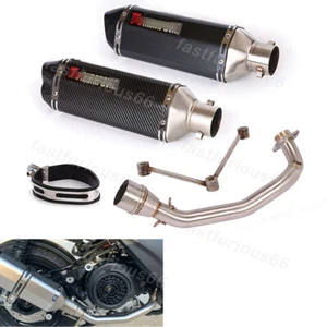 For Yamaha Zuma 125 BWS 125 Exhaust System Muffler Tips Header Front Link Pipe - Bild 1 von 13