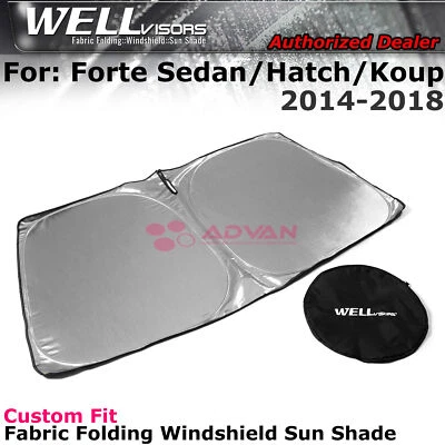 Parasol para Kia Forte Sedán Forte Hatchback Koup 14-18 WELLvisors 3-786KA002 Foto 1 de 4