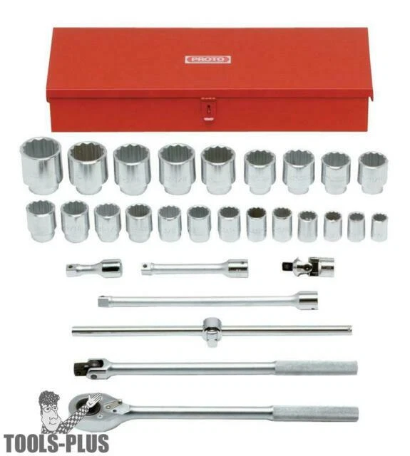 PROTO 3/4" Drive Socket Set - Pack of 29 Pieces