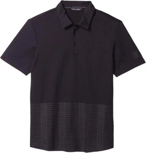 Adidas Golf Adicross Novelty Print Polo Shirt, Black/Carbon, Size Medium - Picture 1 of 1