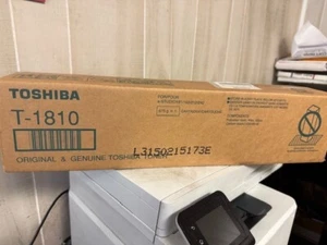 New OEM Sealed Toshiba T-1810 Black Toner Cartridge. NEW SEALED BOX - Picture 1 of 1
