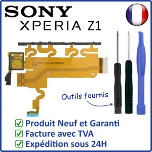 Volume di Potere Tovaglia Foto On Off Micro Cavo Flessibile Sony Xperia Z1 L39H - Foto 1 di 4