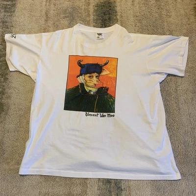 Camiseta Vincent Van Moo T-Bonz Metropolitan Mooseum Of Art Años 90 Foto 1 de 4