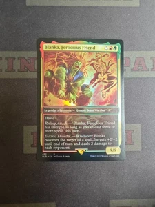 Magic The Gathering SLD EN David Rapoza 431 R Blanka, Ferocious Friend Foil - Picture 1 of 1