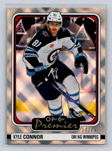 2024-25 O-Pee-Chee #P-49 Kyle Connor OPC Premier Diamond Rainbow 34/75-Jets - Picture 1 of 2