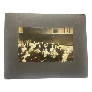 Early 1900s Toledo Ohio Classroom Photo – Antique School Portrait by H. J. Dewey - Picture 1 of 5