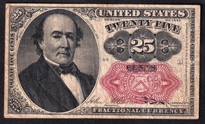 USA United States Series Of 1874 25c Twenty Five Cent Fractional Banknote - Picture 1 of 2