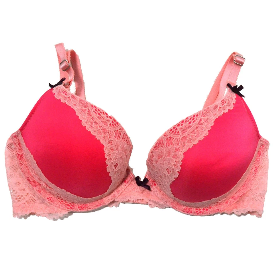 Sujetador Victoria's Secret Push Up Dream Angels Acolchado Floral Encaje Lazos Lentejuelas Nuevo Foto 1 de 1