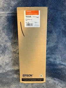September 2018 Original Epson Tintenpatrone Orange T636A - Bild 1 von 3