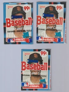 1988 Donruss Baseball FACTORY SEALED Cello Pack w/ ROBERTO ALOMAR RC On Top - Picture 1 of 1