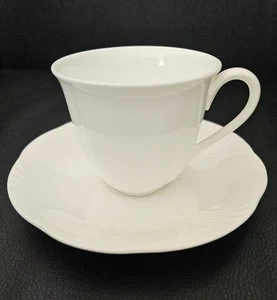 Villeroy & Boch - Arco weiss - Kaffeetasse mit Untertasse, neuwertig. - Bild 1 von 2