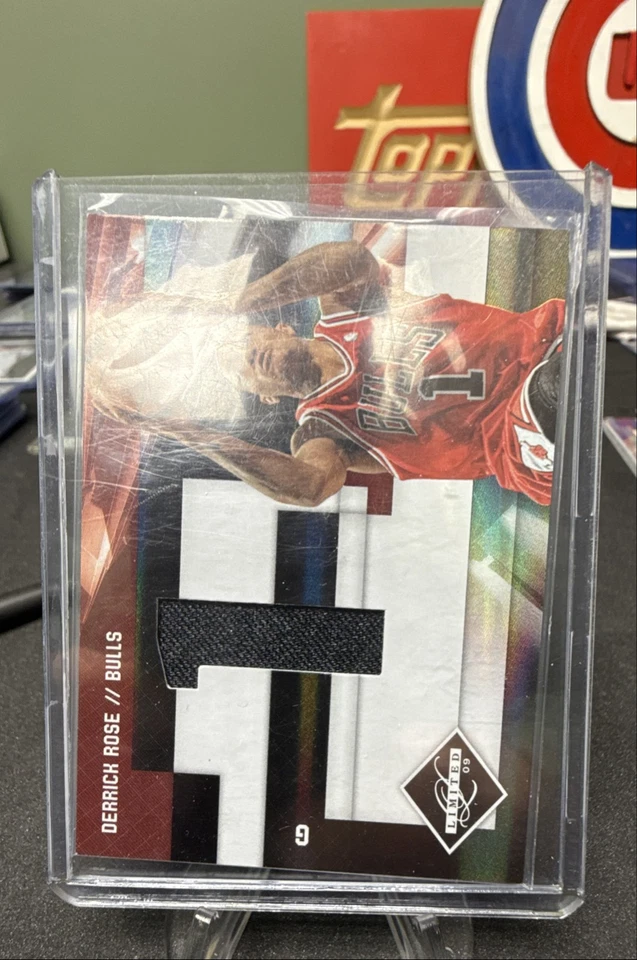 Camiseta deportiva 2009-10 Panini Limited - Jumbo Derrick Rose #5 números/10 (MEM) Foto 1 de 1