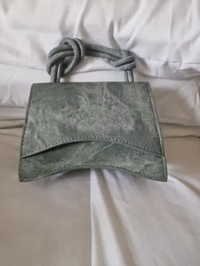 Retro Mini Crossbody Green, Knot Detail With Adjustable Strap - Picture 1 of 6