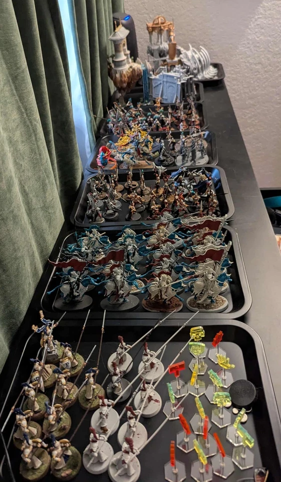Warhammer Aos Lumineth Realm Lords complete 2k+ army with terrain and Lore! - Image 1 of 4