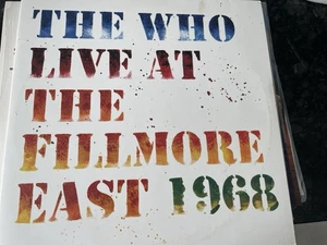 THE WHO - Live at the Fillmore East 1968 Vinyl 3xLp. Like new - Picture 1 of 5