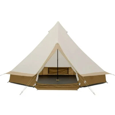 Ozark Trail 15' x 15' 8-Person Bell Tent with String Lights, 22.57 lbs - Image 1 of 2
