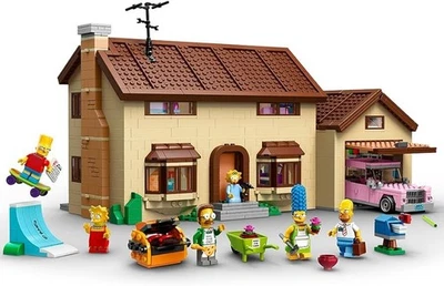 LEGO SIMPSONS: The Simpsons House (71006) CUSTOM (With Figures) - Image 1 of 3