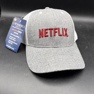 Netflix Streaming Service Movies Snapback Hat Cap America Trucker Mesh NWT - Picture 1 of 7
