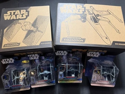 Star Wars Micro Galaxy Squadron Red & Black Squadrons Plus 4 TIE Fighters Novo - Imagem 1 de 4
