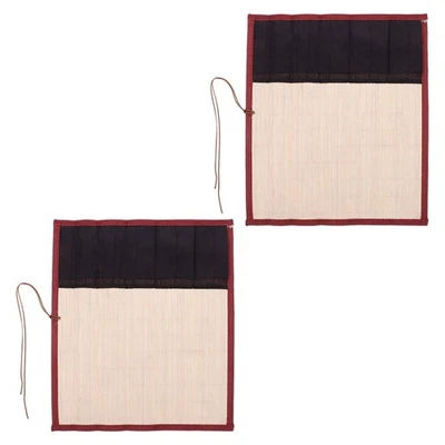  2 Pcs Conservazione Dei Pennelli Per Acquerello Astuccio in Tela - Image 1 of 4