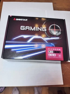 Biostar Radeon RX 550 2GB 128bit Graphics Card - New! - Image 1 of 4