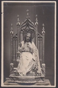 Tarjeta Santa Antigua Postale de Jesús Santino Imagen Pieuse Estampa - Imagen 1 de 1