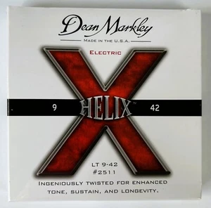 Dean Markley Helix #2511 Saiten für E-Gitarre 9 - 42 [brandneu] - Bild 1 von 2